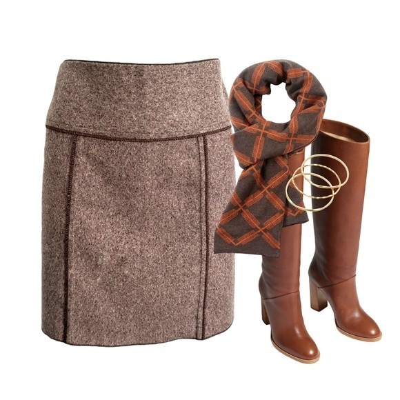 Bettina Spitz Dresses & Skirts - BETTINA SPITZ WOOL LINED MINI SUIT SKIRT SZ 4